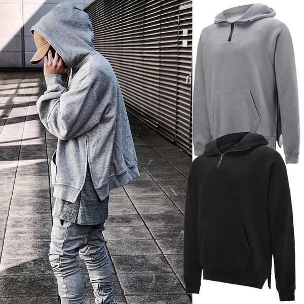 mens clothing homme hooded sweatshirts mens hoodies high street hoodies hip hop pullover winter sweatshirt side split half zip pullover, Black
mens clothing homme hooded sweatshirts mens hoodies high street hoodies hip hop pullover winter sweatshirt side split half zip pullover, Black