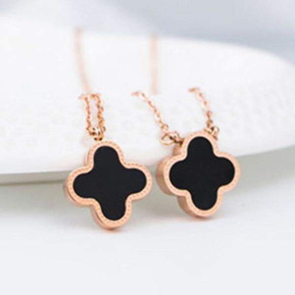 fashion four leafs clover necklace rose gold pendant chains for women good luck forever love fashion jewlery gift drop shipping, Silver
fashion four leafs clover necklace rose gold pendant chains for women good luck forever love fashion jewlery gift drop shipping, Silver