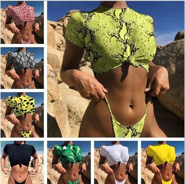 сексуальное бикини с половинным рукавом в сплитском купальнике с узлом 
сексуальное бикини с половинным рукавом в сплитском купальнике с узлом