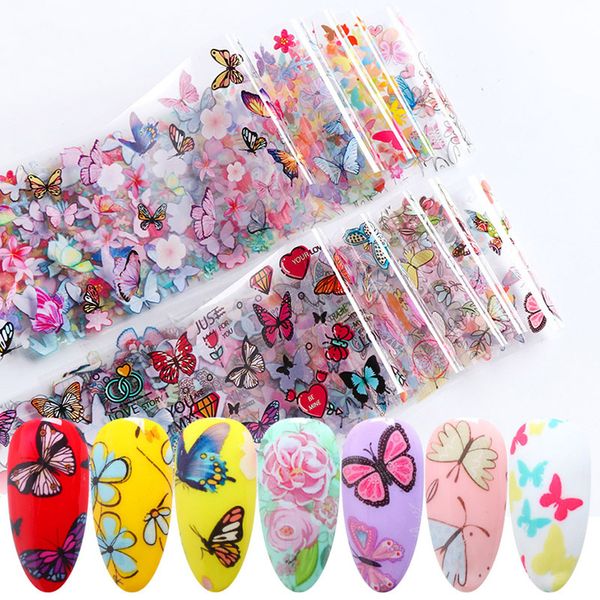 10pcs butterfly nail foils set nail transfer stickers charms flowers floral polish adhesive wraps decals manicure design, Black
10pcs butterfly nail foils set nail transfer stickers charms flowers floral polish adhesive wraps decals manicure design, Black