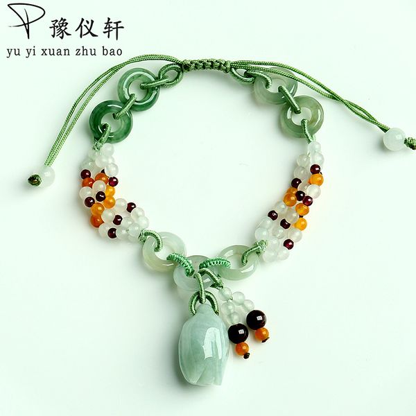 yu yixuan natural jade roses braided bracelet genuine a goods emerald retractable bracelet female simple jewelry ing, Black
yu yixuan natural jade roses braided bracelet genuine a goods emerald retractable bracelet female simple jewelry ing, Black