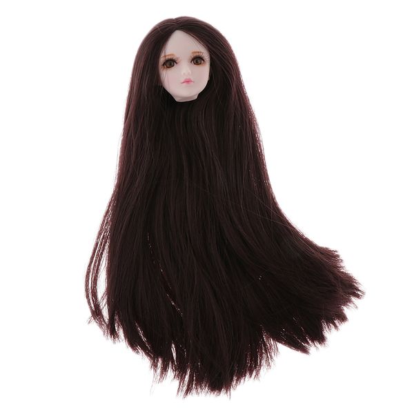 1/6 bjd girl doll make up head with hair doll body part for ob, for xinyi ball jointed doll custimizing diy, black straight hair
1/6 bjd girl doll make up head with hair doll body part for ob, for xinyi ball jointed doll custimizing diy, black straight hair