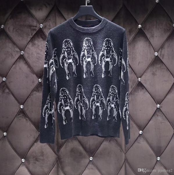 2019 новый мужской и женский модный бренд robot printing круглый вырез свитера ~ mens us size sweater, White;black
2019 новый мужской и женский модный бренд robot printing круглый вырез свитера ~ mens us size sweater, White;black