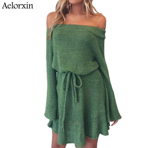 aelorxin 2017 autumn women off shoulder sweater dress long sleeve lady mini hip dress with belt 4 colors plus size s-xl, White;black
aelorxin 2017 autumn women off shoulder sweater dress long sleeve lady mini hip dress with belt 4 colors plus size s-xl, White;black