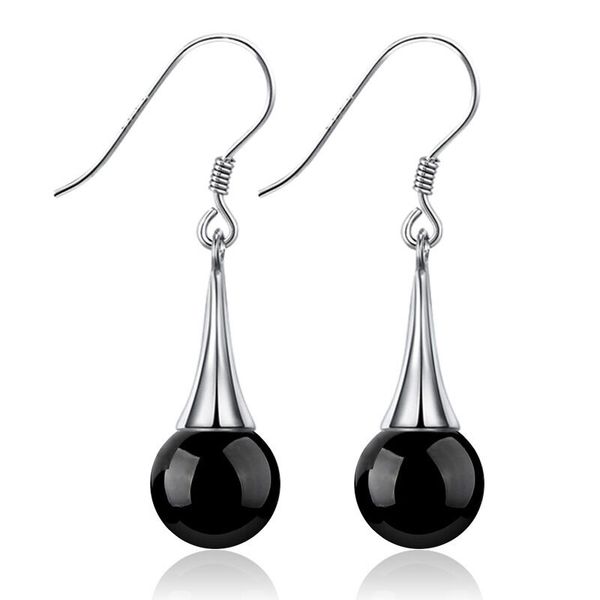 brand fine jewelry endant earrings women's black red ball long drop earrings jewellery individuality, Silver
brand fine jewelry endant earrings women's black red ball long drop earrings jewellery individuality, Silver