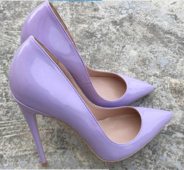 2019 new type purple women's high heeled shoes cusp fine heel single shoes 8cm 10cm 12m big code 44 dance wedding banquet red bottom sh, Black
2019 new type purple women's high heeled shoes cusp fine heel single shoes 8cm 10cm 12m big code 44 dance wedding banquet red bottom sh, Black