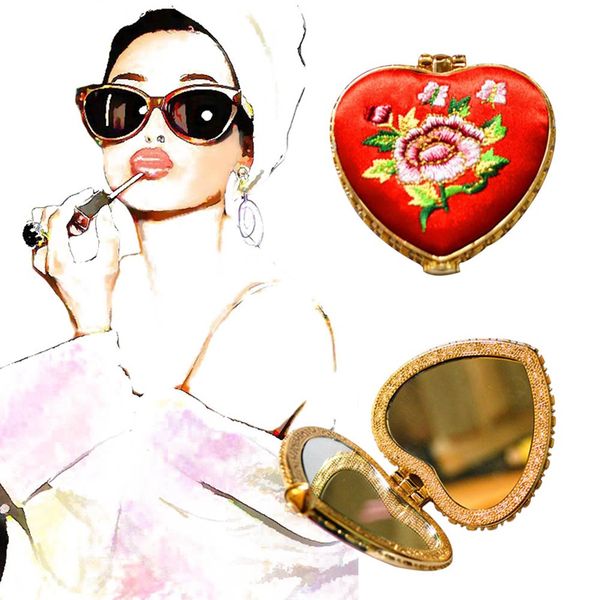 portable heart shaped flower knitting pocket makeup mirror with butterfly buckle random
portable heart shaped flower knitting pocket makeup mirror with butterfly buckle random