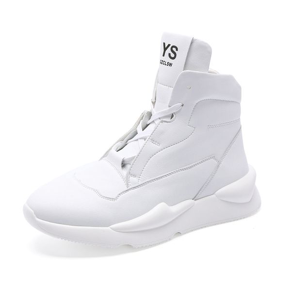 high-men's shoes lace up tide models winter casual men's white men's casual shoes, Black
high-men's shoes lace up tide models winter casual men's white men's casual shoes, Black
