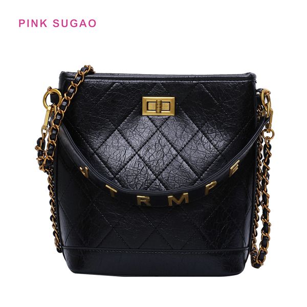 

Pink sugao deisgner crossbody bag women handbag luxury tote bags new fashion purses hot sales chain bag casual purse high quality