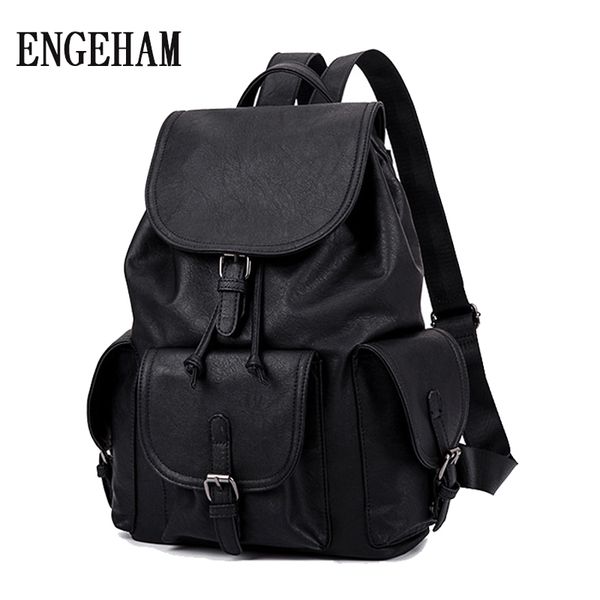 engeha men classic backpacks casual pu leather backpack for teenager school tote simple college campus
engeha men classic backpacks casual pu leather backpack for teenager school tote simple college campus