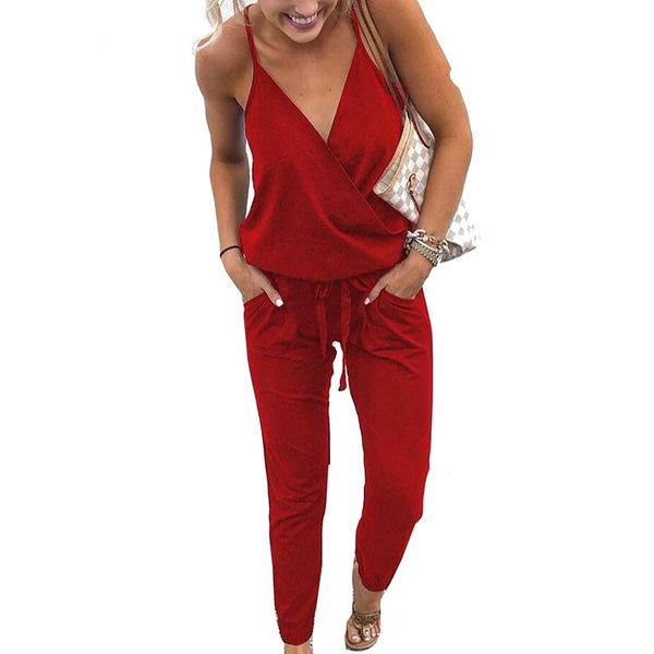 new lady v-neck spaghetti strap women jumpsuits sleeveless solid slim pockets rompers summer overalls club plus size gv039 y19060501, Black;gray
new lady v-neck spaghetti strap women jumpsuits sleeveless solid slim pockets rompers summer overalls club plus size gv039 y19060501, Black;gray