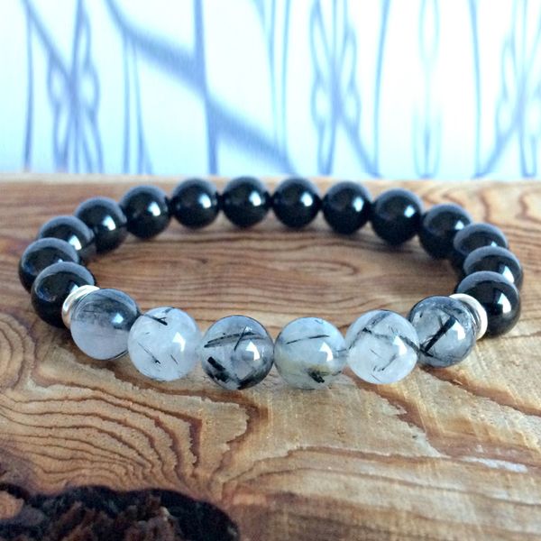 wholesale black tourmaline men`sbracelet natural 8 mm rutilated quart z bracelet protecting our energy jewelry ing, Golden;silver
wholesale black tourmaline men`sbracelet natural 8 mm rutilated quart z bracelet protecting our energy jewelry ing, Golden;silver