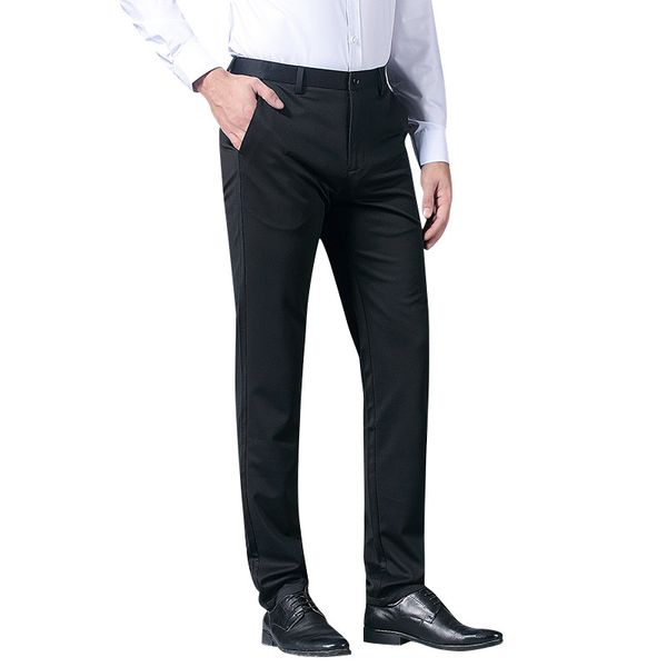 tfetters 2019 men's slim fit leisure suit pants men pants summer trousers straight business mens formal, Black
tfetters 2019 men's slim fit leisure suit pants men pants summer trousers straight business mens formal, Black