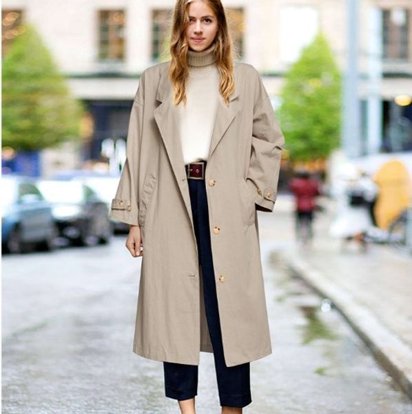 femininos retro winter coat women 2019 all-match fashion robe femme casual long coat women loose trench plus size fw543, Tan;black
femininos retro winter coat women 2019 all-match fashion robe femme casual long coat women loose trench plus size fw543, Tan;black