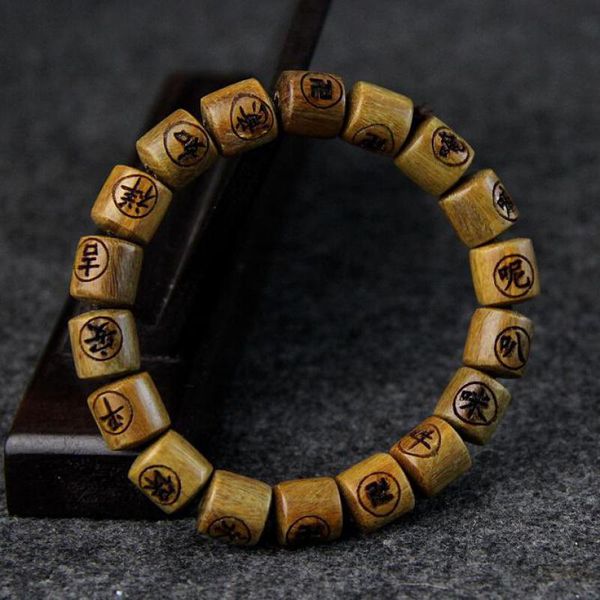 natural green sandalwood beads bracelets for men women om mani padme hum buddhism handmade jewelry stretch barrels beaded, Black
natural green sandalwood beads bracelets for men women om mani padme hum buddhism handmade jewelry stretch barrels beaded, Black