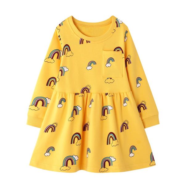 toddler kids baby girls casual rainbow pocket princess dress clothes outfits, Red;yellow
toddler kids baby girls casual rainbow pocket princess dress clothes outfits, Red;yellow