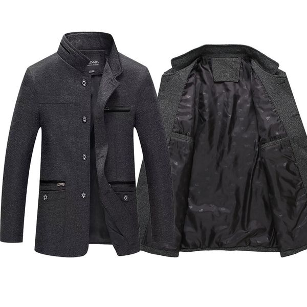 new fashion business thicken slim jacket men cotton coat winter wool male peacoat brand clothes dropshipping overcoat, Black;brown
new fashion business thicken slim jacket men cotton coat winter wool male peacoat brand clothes dropshipping overcoat, Black;brown