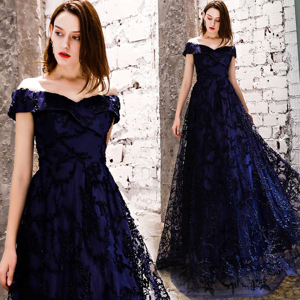 off shoulder lace evening dresses 2020 floor length evening gowns navy black prom gowns in stock, Black;red
off shoulder lace evening dresses 2020 floor length evening gowns navy black prom gowns in stock, Black;red