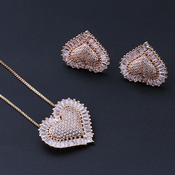kinforse charm heart jewelry set pave cz champagne gold necklace earrings set for women fashion jewelry gy0011722w, Silver
kinforse charm heart jewelry set pave cz champagne gold necklace earrings set for women fashion jewelry gy0011722w, Silver