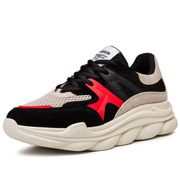 m- spring new fashion trend casual thick bottom increase height color matching daily wild outdoor activities youth men's shoes, Black
m- spring new fashion trend casual thick bottom increase height color matching daily wild outdoor activities youth men's shoes, Black