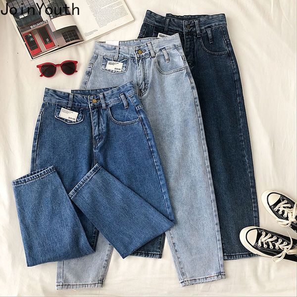 joinyouth solid jeans high waist all match casual fashion women pants new denim spring 2020 ankle-length jeans new j452, Blue
joinyouth solid jeans high waist all match casual fashion women pants new denim spring 2020 ankle-length jeans new j452, Blue
