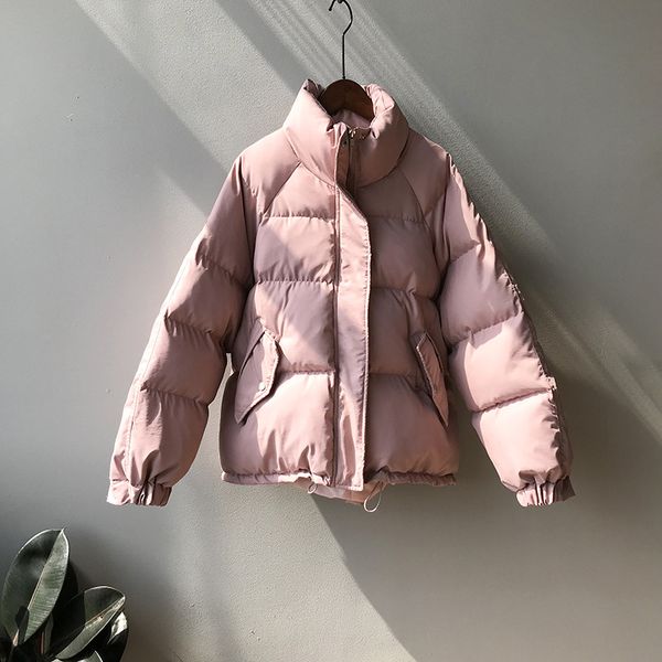 2019 women winter coat long sleeve stand collar women thick warm long coat casaco feminino oversized parkas pink, Black
2019 women winter coat long sleeve stand collar women thick warm long coat casaco feminino oversized parkas pink, Black