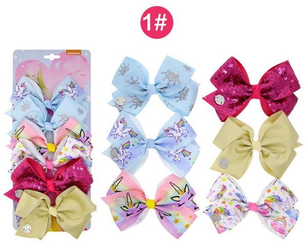 ribbon unicorn mermaid jojo hair bows with alligator clips boutique rainbow hairpins for girls kids accessories 6pcs/sets hc141, Slivery;white
ribbon unicorn mermaid jojo hair bows with alligator clips boutique rainbow hairpins for girls kids accessories 6pcs/sets hc141, Slivery;white