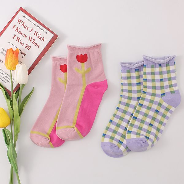 spring and summer new fashion women's socks korea style flower pattern print socks ins style short, Black;white
spring and summer new fashion women's socks korea style flower pattern print socks ins style short, Black;white