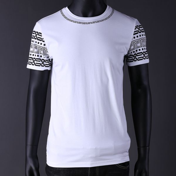 19SS brand Men's short sleeve t shirt letter printing mens designer t shirts black and white 8140
19SS brand Men's short sleeve t shirt letter printing mens designer t shirts black and white 8140