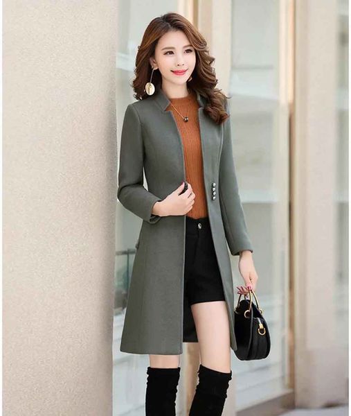 2019 autumn and winter new woolen coat female mid-length slim fit was thin temperament waist long-sleeved woolen coat, Black
2019 autumn and winter new woolen coat female mid-length slim fit was thin temperament waist long-sleeved woolen coat, Black