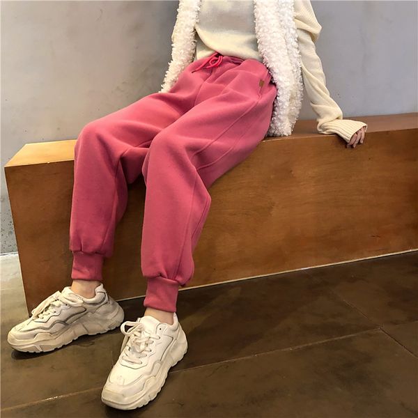 2020 new women winter pants thick lambskin cashmere sweatpants warm female pants high waist sport running gym stretch, Black;white
2020 new women winter pants thick lambskin cashmere sweatpants warm female pants high waist sport running gym stretch, Black;white