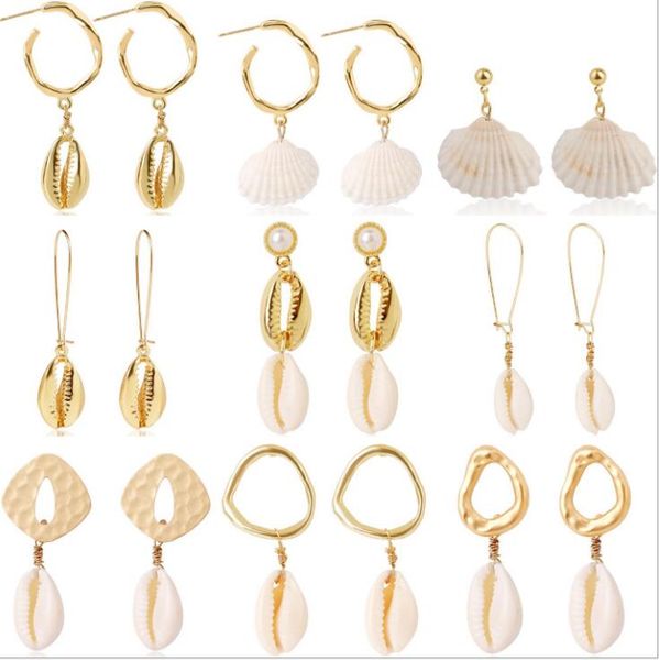 bohemian white shell earrings alloy conch shell earrings female natural shell earrings gb1435, Golden
bohemian white shell earrings alloy conch shell earrings female natural shell earrings gb1435, Golden