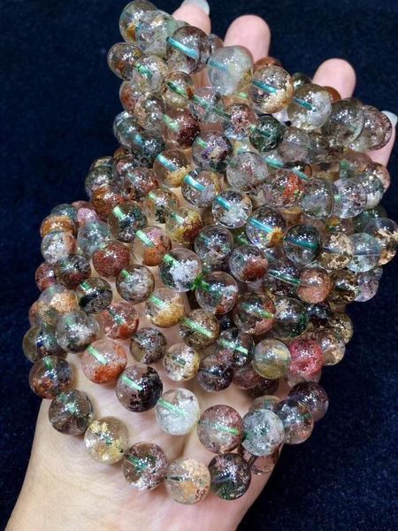 natural colorful phantom quartz women man reiki clear garden power round beads stretch crystal bracelet 15mm, Golden;silver
natural colorful phantom quartz women man reiki clear garden power round beads stretch crystal bracelet 15mm, Golden;silver