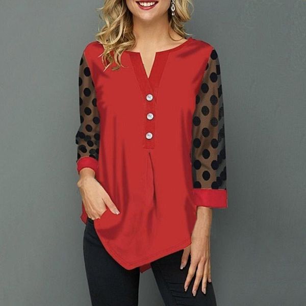monerffi women v neck blouse shirts lady v neck long sleeve botton female slim lace dot spring summer pullovers, White
monerffi women v neck blouse shirts lady v neck long sleeve botton female slim lace dot spring summer pullovers, White