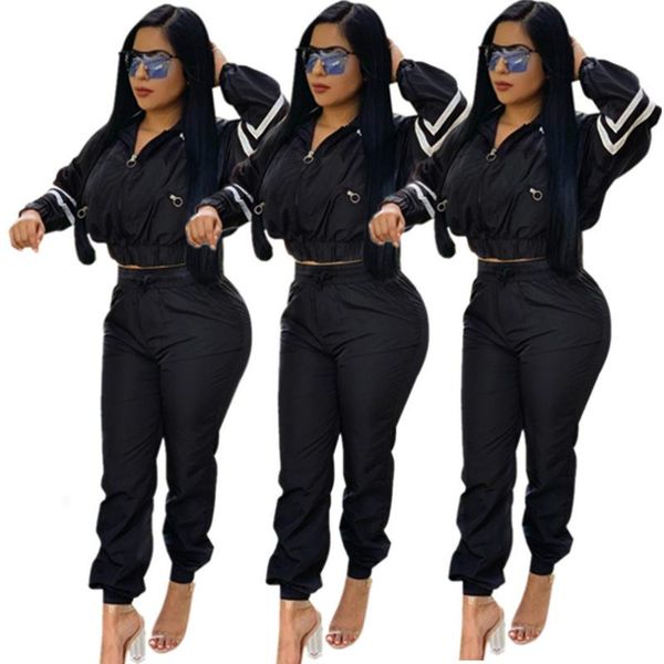 casual outfits tracksuit women patchwork striped print two piece set and pants autumn ensemble femme dos piezas, White
casual outfits tracksuit women patchwork striped print two piece set and pants autumn ensemble femme dos piezas, White