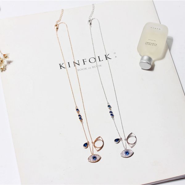 korean version of the explosive devils eye crystal necklace womens short clavicle necklace factory spot wholesale, Silver
korean version of the explosive devils eye crystal necklace womens short clavicle necklace factory spot wholesale, Silver