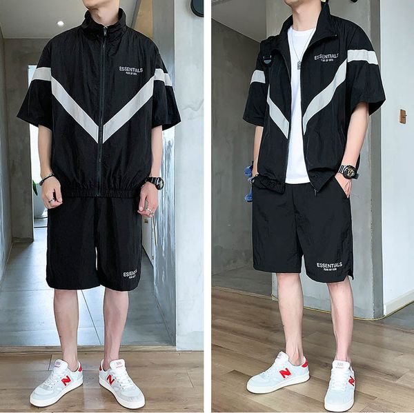 fashion men's tracksuits 2020 summer new mens tide thin panelled two-piece suit casual men active loose tracksuit size -3xl, Gray
fashion men's tracksuits 2020 summer new mens tide thin panelled two-piece suit casual men active loose tracksuit size -3xl, Gray