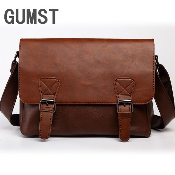 gumst leather men messenger bags vintage black business men shoulder crossbody lapbag casual briefcase
gumst leather men messenger bags vintage black business men shoulder crossbody lapbag casual briefcase
