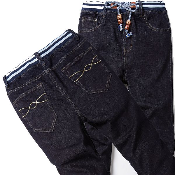 men's jeans the fall of code casual pants elastic waist can add fertilizer increased 280 pounds fat people wearing black, Blue
men's jeans the fall of code casual pants elastic waist can add fertilizer increased 280 pounds fat people wearing black, Blue