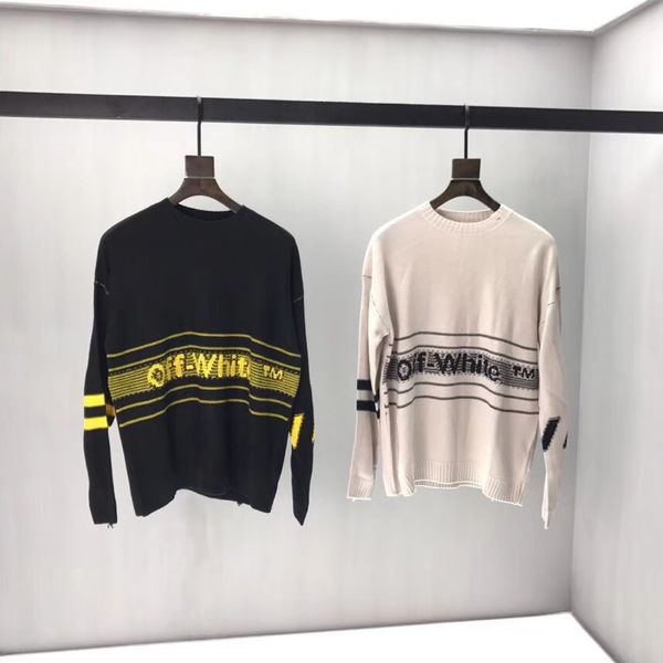 Men 039 triped weater ladie knit triped weater old de tructive letter pattern round neck pullover knit 2019 autumn and winter new 0f
Men 039 triped weater ladie knit triped weater old de tructive letter pattern round neck pullover knit 2019 autumn and winter new 0f