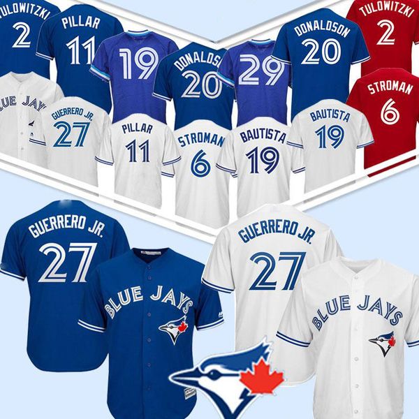 vladimir guerrero jr. 27 blue jays jersey toronto baseball jerseys 6 marcus stroman 11 kevin pillar 20 2 troy cool base men shirt, Black;white
vladimir guerrero jr. 27 blue jays jersey toronto baseball jerseys 6 marcus stroman 11 kevin pillar 20 2 troy cool base men shirt, Black;white