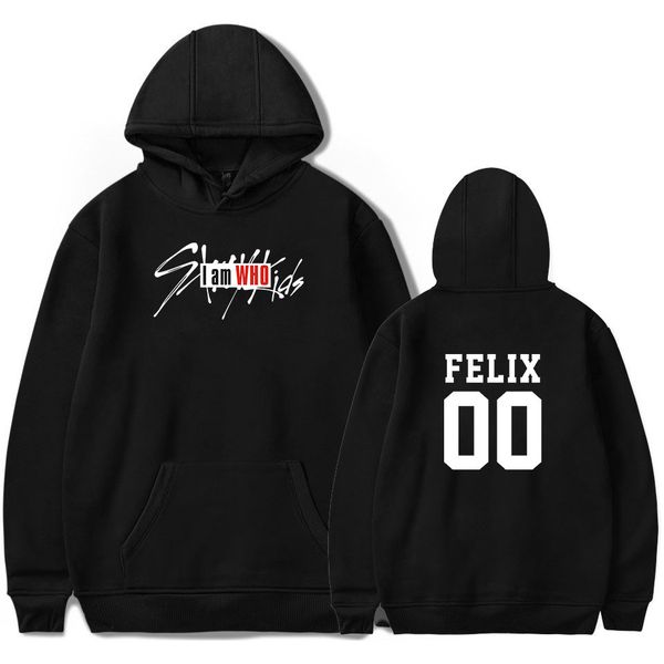 new kpop stray kids i am who hoodies straykids woojin felix hyunjin member name letter printed hooded sweatshirt hoody, Black
new kpop stray kids i am who hoodies straykids woojin felix hyunjin member name letter printed hooded sweatshirt hoody, Black
