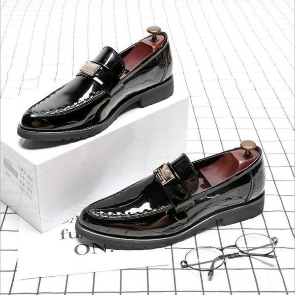 big size new fashion men wedding shoes leather oxfords pointed toe shoes men black business formal dress loafers le-37
big size new fashion men wedding shoes leather oxfords pointed toe shoes men black business formal dress loafers le-37