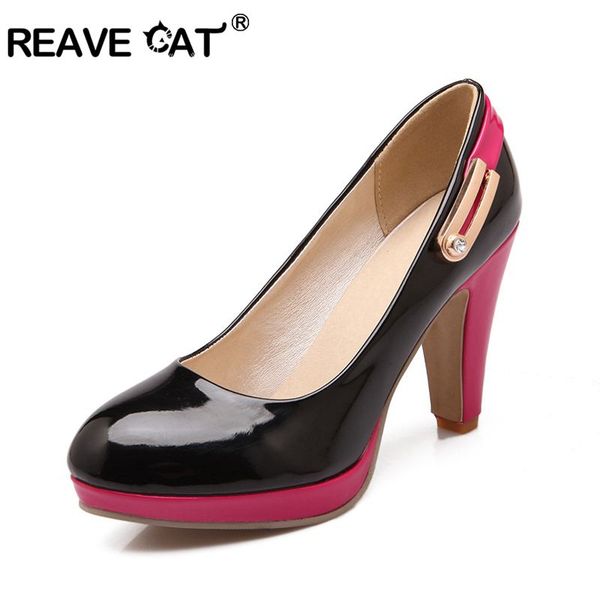 reave cat new arrival spring summer shoes woman high heels ladies pumps platform slip on shoes pu patent leather glitter size 43, Black
reave cat new arrival spring summer shoes woman high heels ladies pumps platform slip on shoes pu patent leather glitter size 43, Black