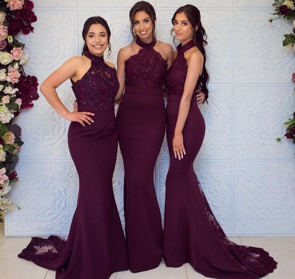 mermaid bridesmaid dress long high neck wedding guest black girl wedding prom dresses grape evening party gowns, White;pink
mermaid bridesmaid dress long high neck wedding guest black girl wedding prom dresses grape evening party gowns, White;pink