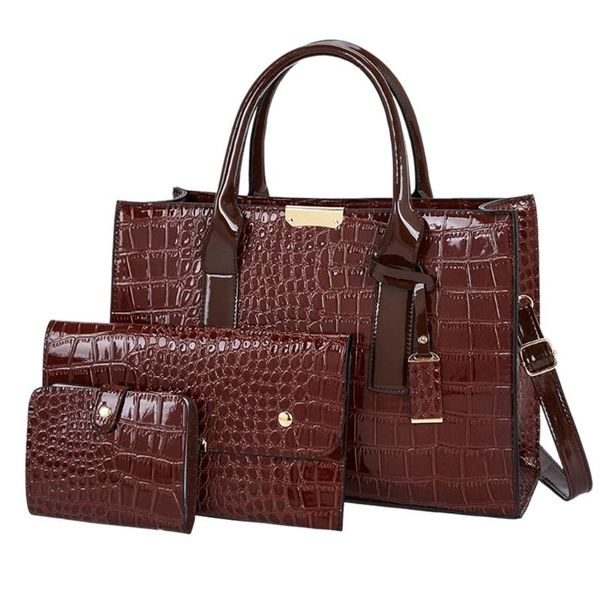 3шт bag set женщин твердый камень шаблон кожаный кошелек сумка vintage сцепления высокого качества молния сумки на ремне sac a главный горяч
3шт bag set женщин твердый камень шаблон кожаный кошелек сумка vintage сцепления высокого качества молния сумки на ремне sac a главный горяч