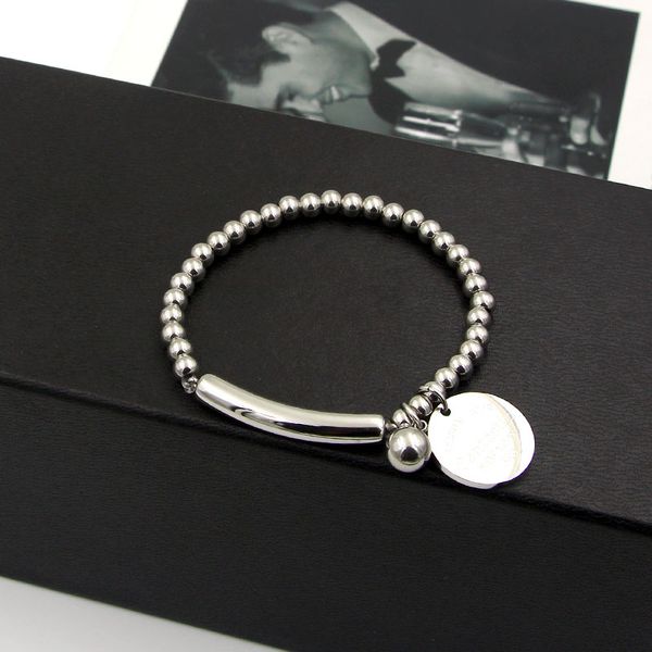 fashion- brand pulseira stainless steel fantastic steel ball bracelet & bangle rose gold plated love tag bangle jewelry for women, Black
fashion- brand pulseira stainless steel fantastic steel ball bracelet & bangle rose gold plated love tag bangle jewelry for women, Black