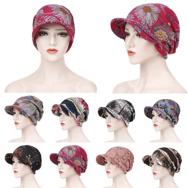 fashion muslim women print cotton hat beanies hijab hair loss chemo headscarf wraps visor thick cap berets turban headwear, Blue;gray
fashion muslim women print cotton hat beanies hijab hair loss chemo headscarf wraps visor thick cap berets turban headwear, Blue;gray