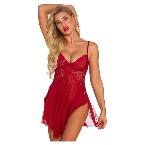 sexi nightwear lingerie for women push up underwear with thong set nightgown sleepwear nightdress ladies nightwear night gown, Black;red
sexi nightwear lingerie for women push up underwear with thong set nightgown sleepwear nightdress ladies nightwear night gown, Black;red