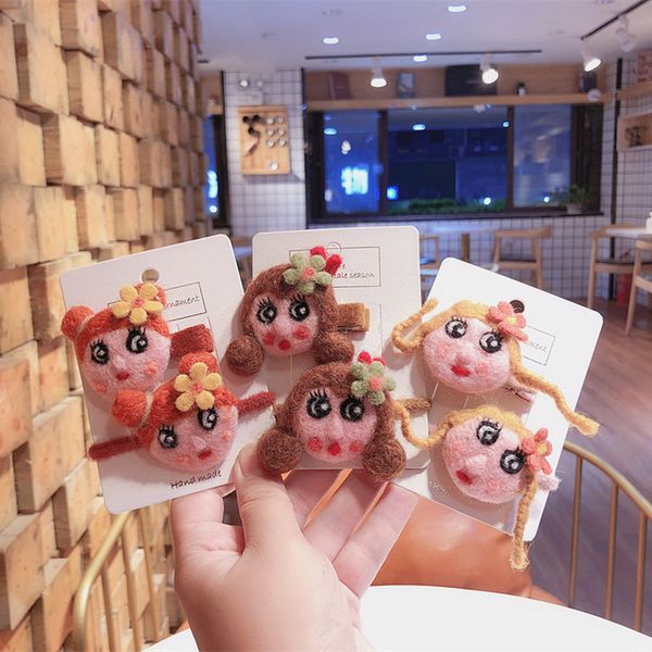 korean new children's hair band handmade wool felt cute doll hair rope simple sweet hairpin for girl fashion accessories, Slivery;white
korean new children's hair band handmade wool felt cute doll hair rope simple sweet hairpin for girl fashion accessories, Slivery;white
